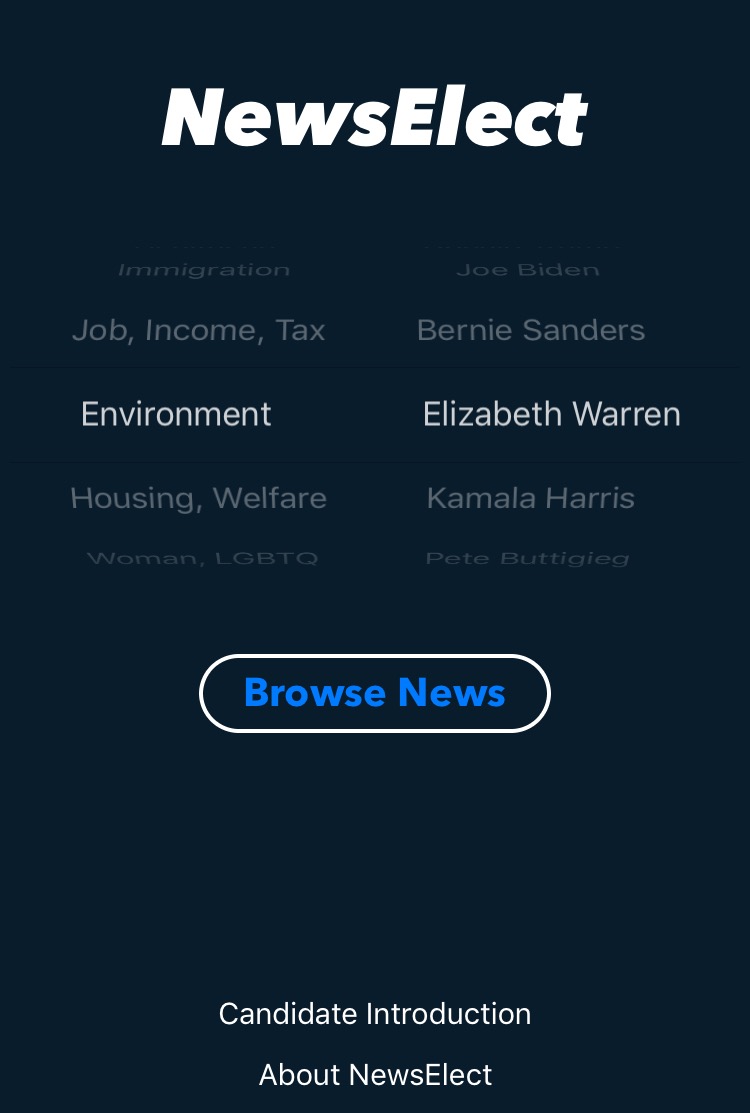 NewsElect iOS App