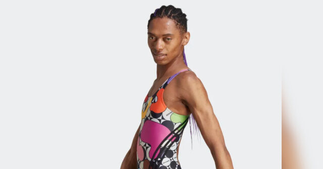 Adidas 'Pride 2023' Ad Features Man in Women's One-Piece Bathing Suit ...