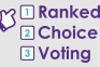 Image displaying text ranked choice voting