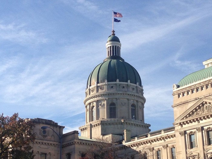 Indiana Statehouse in Indianapolis
