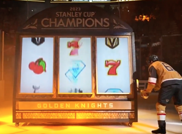 The Las Vegas Golden Knights Unveiled Their Stanley Cup Banner in