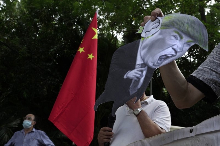 China, sanctions, U.S. lawmakers, heads of organizations, Hong Kong