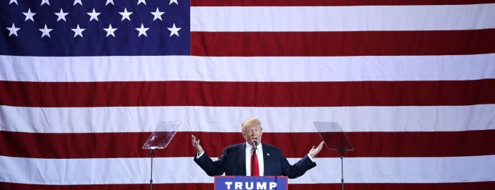 Donald Trump American Flag