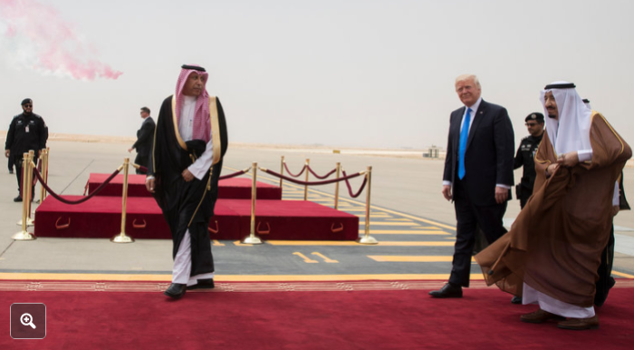 President Trump in Saudia Arabia