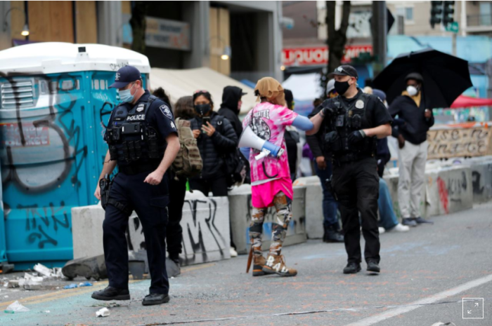 Violence in America, Seattle Autonomous Zone, CHOP, law and order, Seattle police, George Floyd protests