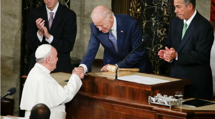 Joe Biden, Pope Francis, religion and faith