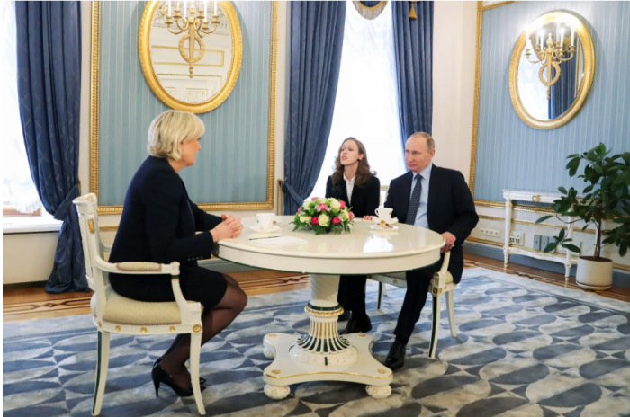 world, France, Marine Le Pen, Vladimir Putin