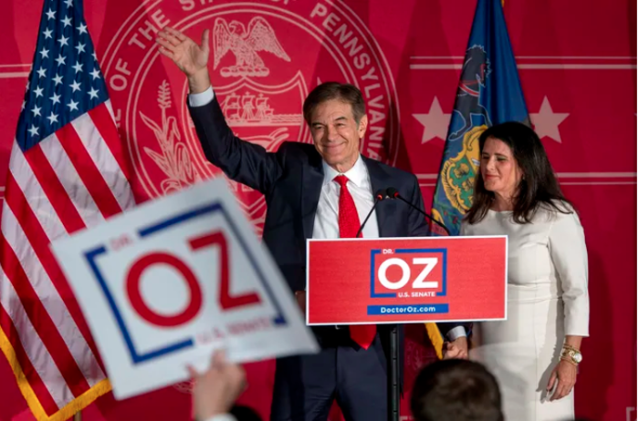 2022 Elections, Elections, 2022 Pennsylvania Senate Election, Mehmet Oz