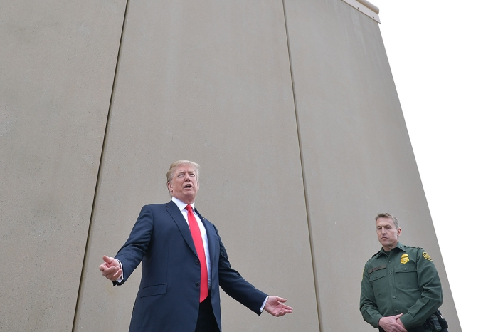 Donald Trump and border patrol