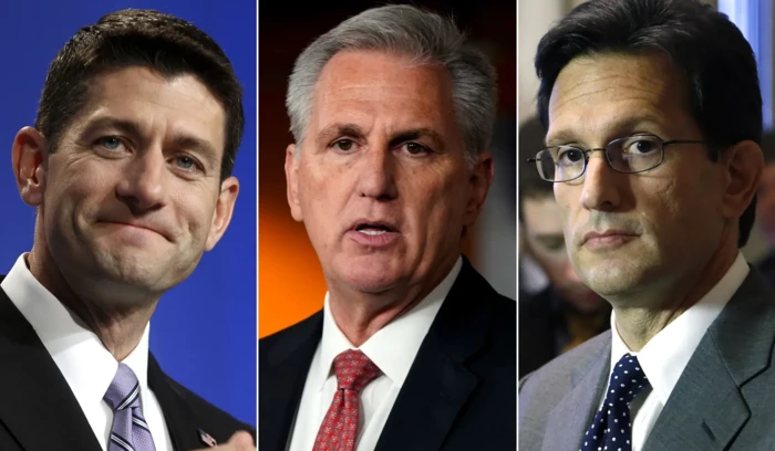 Politics, US House, Paul Ryan, Kevin McCarthy, Eric Cantor