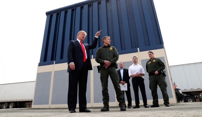 Donald Trump and border patrol