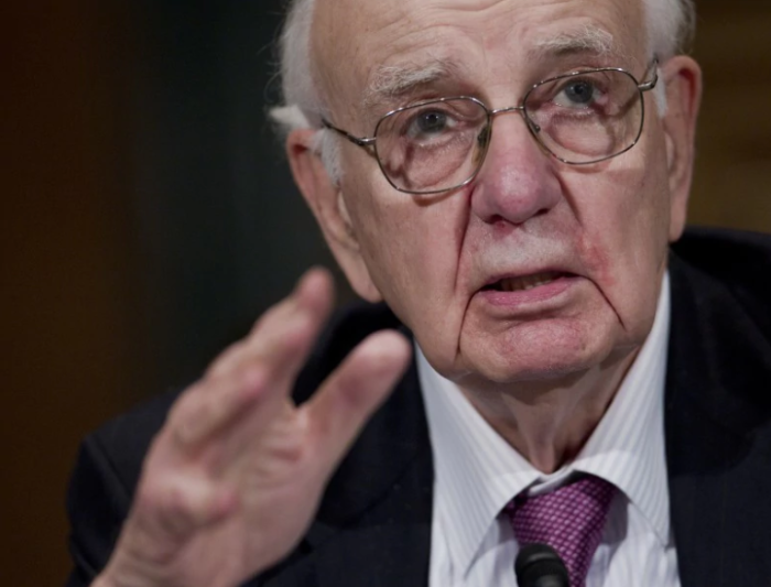 Former Federal Reserve chairman Paul Volcker